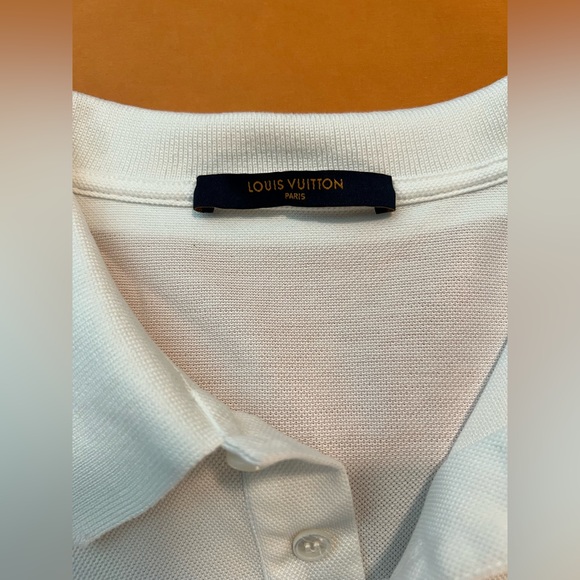 Men’s Louis Vuitton White Polo Shirt - Picture 2 of 6